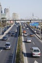 The fourth Ring Road through Beijing city center, China